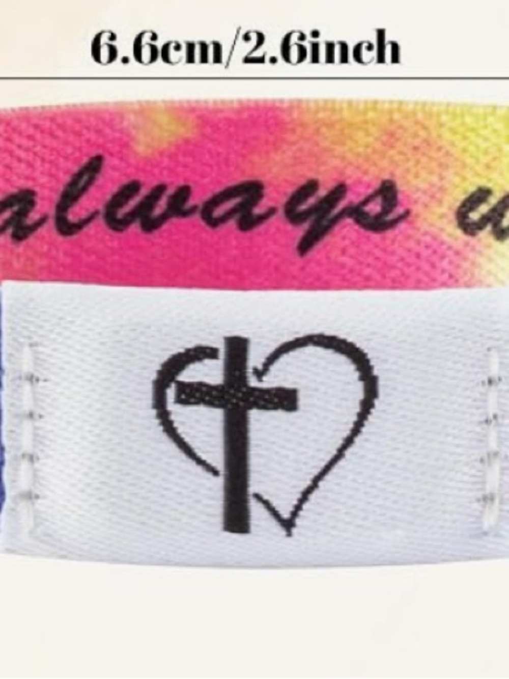 Religious Scripture Daily Bible Verse NFC Bracelet NWOT - Picture 2 of 3